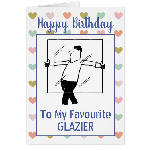 Happy Birthday Glazier (Vorne)