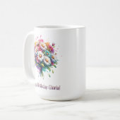 Happy Birthday Gloria Kaffeetasse (Vorderseite Links)