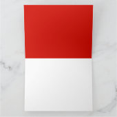 Happy Birthday! Glückwunsch Karte rote Herzen (Innenseite)