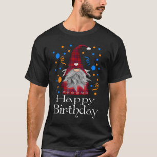 Happy Birthday Gnome Lovers Gift Niedlich Heart Bu T-Shirt