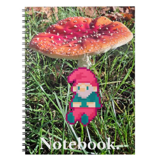 Happy Birthday, gnoom Pixelart, Pixel Art  Notizblock (Vorderseite)