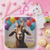 Happy Birthday Goat Pappteller (Party)