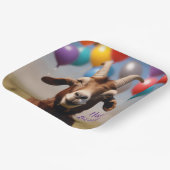 Happy Birthday Goat Pappteller (Gewinkelt)