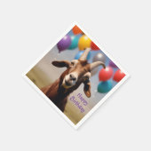 Happy Birthday Goat Serviette (Ecke)