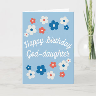 Happy Birthday God-Toy - Hübsch floral Karte