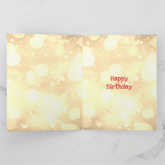 Happy Birthday Godtochter Feendesign Karte (Innenseite)