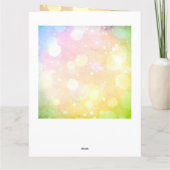 Happy Birthday Godtochter Feendesign Karte (Rückseite)