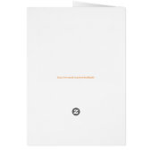 Happy Birthday Gold Blume Design (Hinten)