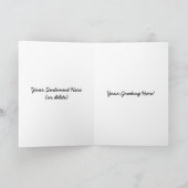 Happy Birthday Gold Card Karte (Innenseite)