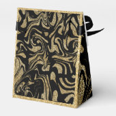 Happy Birthday Gold Glitter sparkle custom Geschenkschachtel (Rückseite)