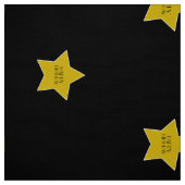 Happy Birthday Gold Star Hollywood Hintergrund Stoff (Muster)