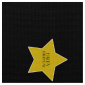 Happy Birthday Gold Star Hollywood Hintergrund Stoff (Nahaufnahme)