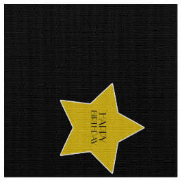 Happy Birthday Gold Star Hollywood Hintergrund Stoff