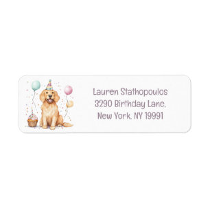 Happy Birthday Golden Retriever Dog