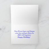 Happy Birthday Golden Retriever Puppy Dog Card Karte (Innenseite)