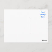 Happy Birthday Golden Retriever Puppy Postcard Postkarte (Rückseite)