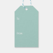 Happy Birthday Goldendoodle Hunde Geschenkanhänger (Rückseite)