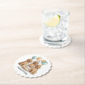 Happy Birthday Goldendoodle Hunde Untersetzer (Vor Ort)