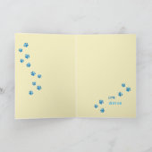 Happy Birthday Goldendoodle Welpe Geburtstag Karte (Innenseite)