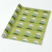 Happy Birthday Golf Ball Packpapier (Ungerollt)