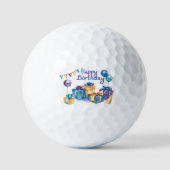 Happy Birthday Golf Balls Golfball (Vorderseite)