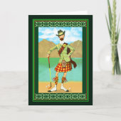 Happy Birthday Golf Karte (Vorderseite)