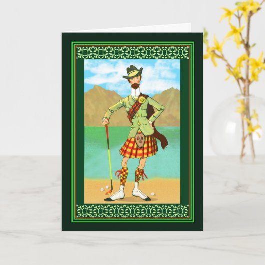 Happy Birthday Golf Karte (Gelbe Blume)