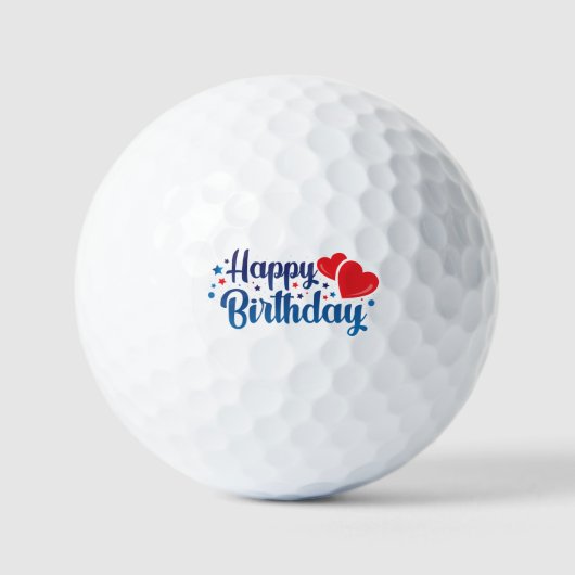 happy birthday golfball (Vorderseite)