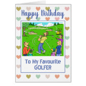 Happy Birthday Golfer (Vorne)