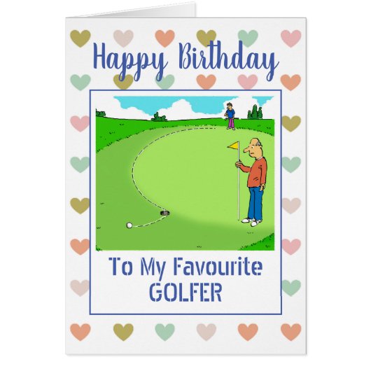 Happy Birthday Golfer (Vorne)