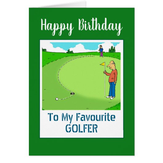 Happy Birthday Golfer (Vorne)