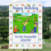 Happy Birthday Golfer
