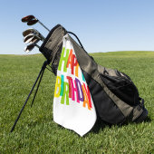 Happy Birthday Golfhandtuch