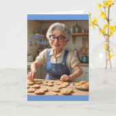 Happy Birthday Gramma Karte (Gelbe Blume)