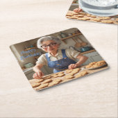 Happy Birthday Gramma Rechteckiger Pappuntersetzer (angewinkelt)