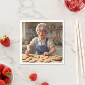 Happy Birthday Gramma Serviette (Beispiel)