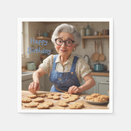 Happy Birthday Gramma Serviette