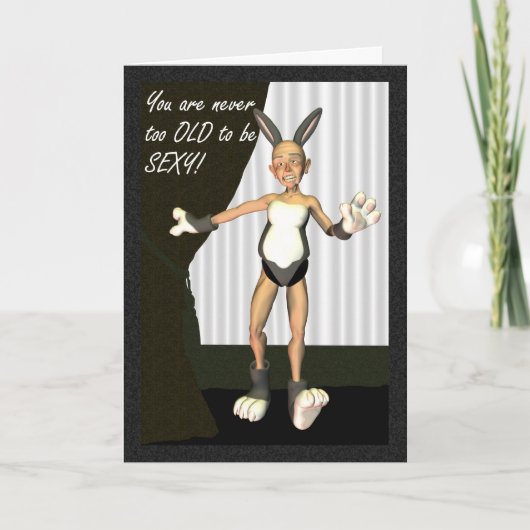 Happy Birthday grampa cartoon card humour Karte (Vorderseite)