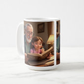 Happy Birthday Grampa Kaffeetasse (Vorderseite Links)