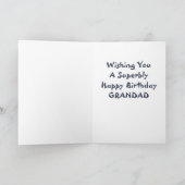 Happy Birthday Grandad Grußkarte Karte (Innenseite)