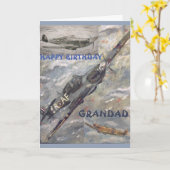 Happy Birthday Grandad Grußkarte Karte (Gelbe Blume)