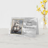 Happy Birthday Grandad Karte (Gelbe Blume)