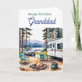 Happy Birthday Granddad | Fishing Tackle Box Karte (Vorderseite)