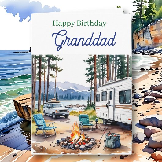 Happy Birthday Granddad | Fishing Tackle Box Karte