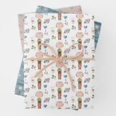Happy Birthday Grandpap Wrapping Paper Sheets Geschenkpapier Set (Beispiel)