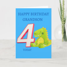 Happy Birthday Grandson - 4 Heute