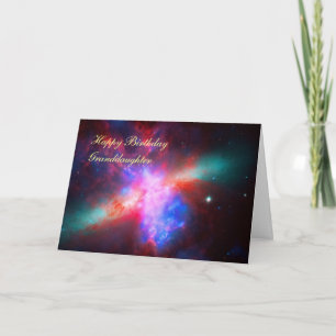 Happy Birthday Grandtochter - Cigar Galaxy Karte