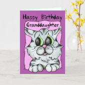 Happy Birthday Grandtochter Karte (Gelbe Blume)