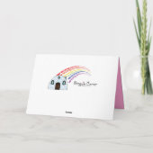 Happy Birthday Grandtochter mit Sun und Rainbow Karte (Rückseite)