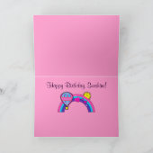 Happy Birthday Grandtochter mit Sun und Rainbow Karte (Innenseite)